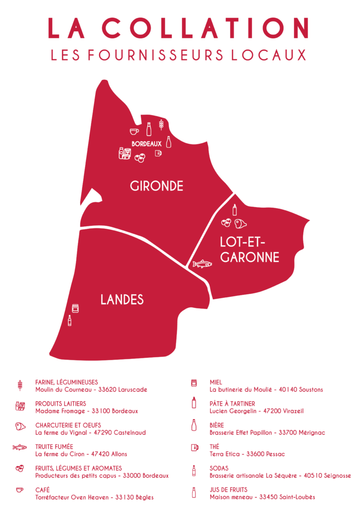 Carte des producteurs locaux